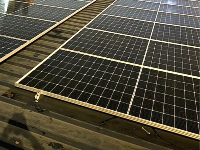 Les quatre etapes de la cadena de la indústria fotovoltaica (PV).